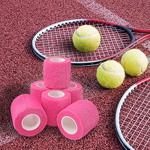 24 Pack Self Adhesive Bandage Wrap 2 Inch (2 Inch-24 Count Hot Pink)