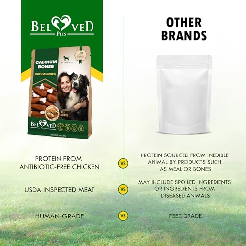 Dog Treats Bones Wrapped Chicken & Rawhide Free Chew (1.5 Pound (Pack of 1))