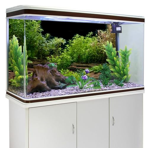 Aquarium Background Aquatic Plant Fish Tank Background Vinyl 36x20 inches (36x20in/90x50cm)