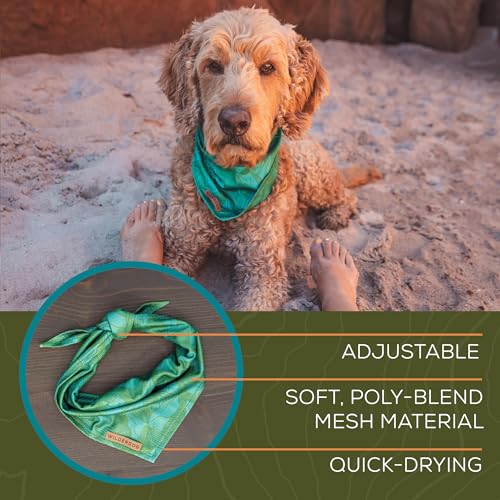 Dog Bandana with Lightweight Quick Drying Poly (Juniper)
