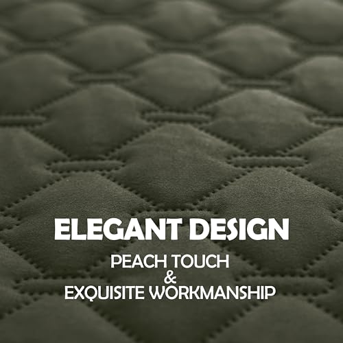 Waterproof Dog Blanket (30x90 Inch (Pack of 1) / Dark Olive/Light Olive)