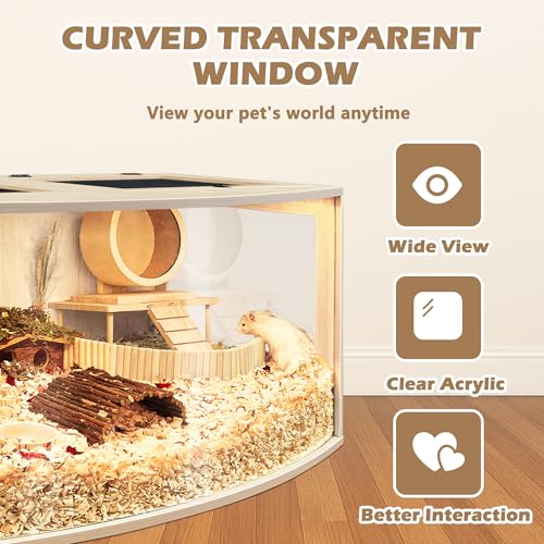 Hamster Cage Chew Proof Wood (40"L x 20"W)