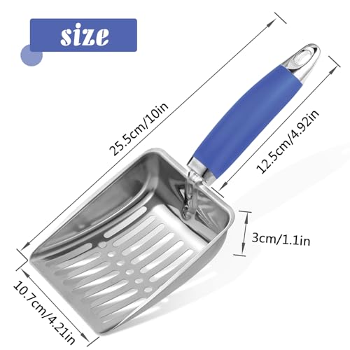 Cat Litter Scoop (M / Navy Blue)