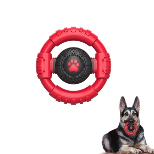 Dog Toys for Aggressive Chewers Large Medium Small Breed Indestructible (Red / Medium)