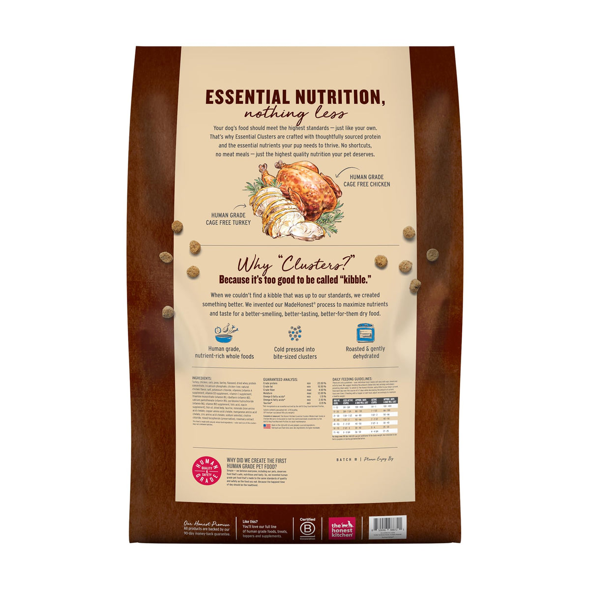 Essential Clusters Whole Grain Turkey & Chicken Recipe (20 Pound (Pack of 1))