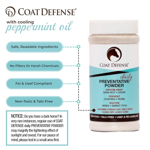 Daily Preventative Powder & Rain Rot Treatment for Horses (16 oz)