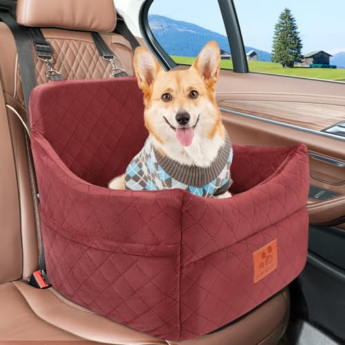 Dog Car Seat for Small (Red)