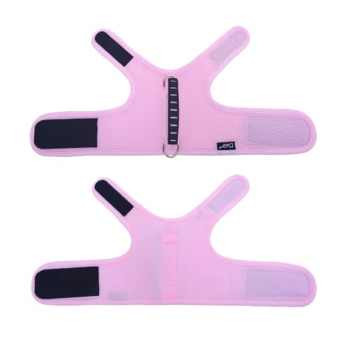 Cat Harness and Leash Set for Walking Escape Proof (Pink / M 5.5-9 lbs)