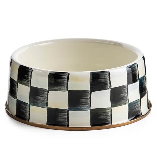 Enamel Pet Dish (Courtly Check / Large)