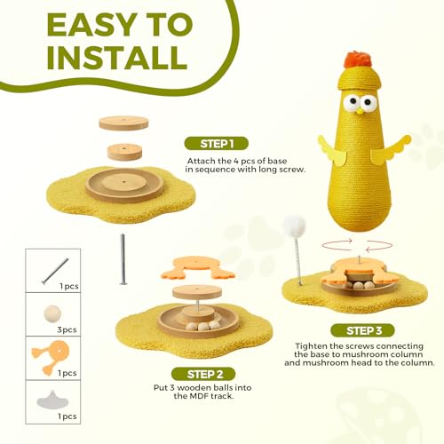 Kitten Toys for Indoor Cats Scratching Post