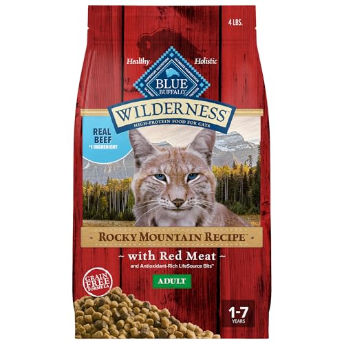 Wilderness Rocky Mountain Recipe Adult Dry Cat Food (4 Pound (Pack of 1))
