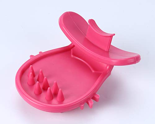 Cat Brush Shedding Grooming (Rose red)
