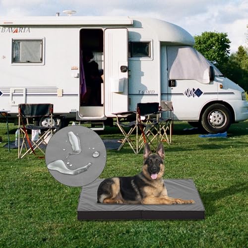 Outdoor Dog Bed for Large Dogs (X-Large / Grey)