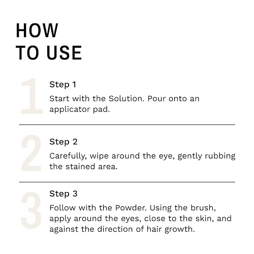 Dog Tear Stain Remover Starter Kit with ProPowder Brush (Large Brush)