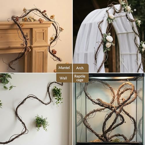118" Bendable Artificial Grapevines Garland Tree Branches (Medium)