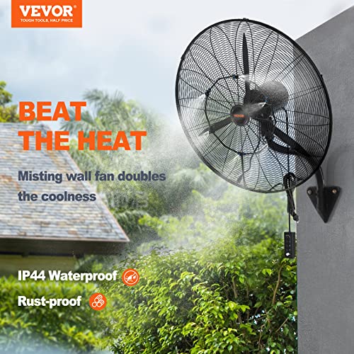 30 Inch Wall Mount Misting Fan 3 (30 Inch / Waterproof)