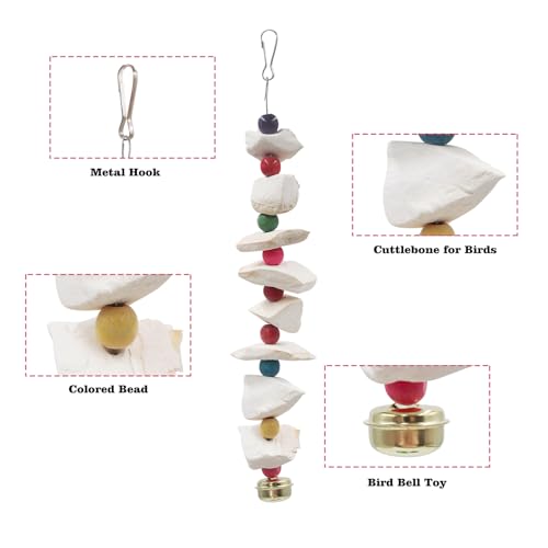 2 Pack Bird Toys with Cuttlebone (Small)