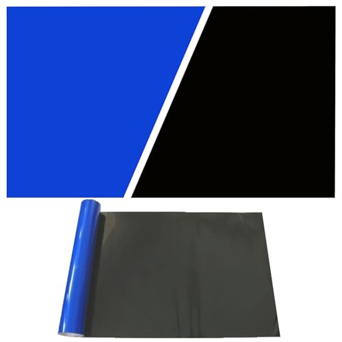 Aquarium Background Blue Black Fish Tank Background Wallpaper Double (15.7" H x 32.3" L)