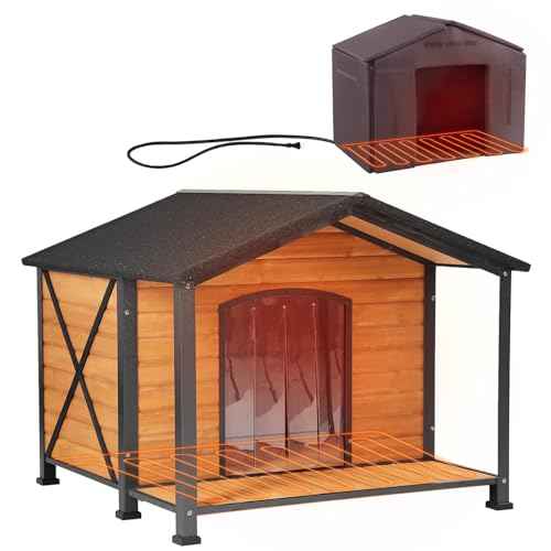 Heated Outdoor Dog House with Safe Heating System