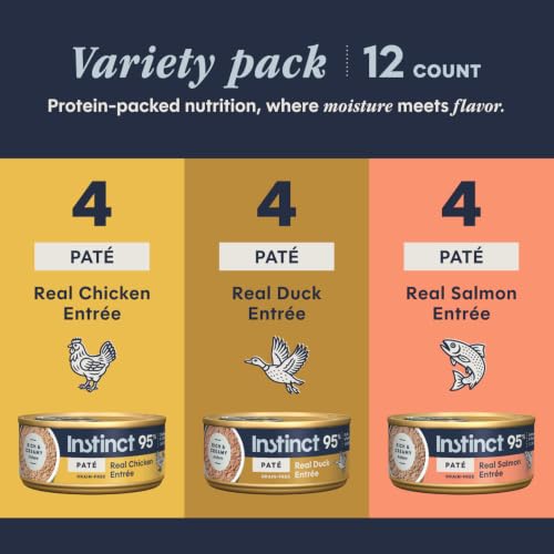 Pate Entrees Wet Cat Food (5.5 Ounce (Pack of 12))