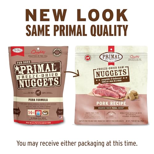 Primal Freeze Dried Raw Dog Food Nuggets (5.5 Ounce (Pack of 1))
