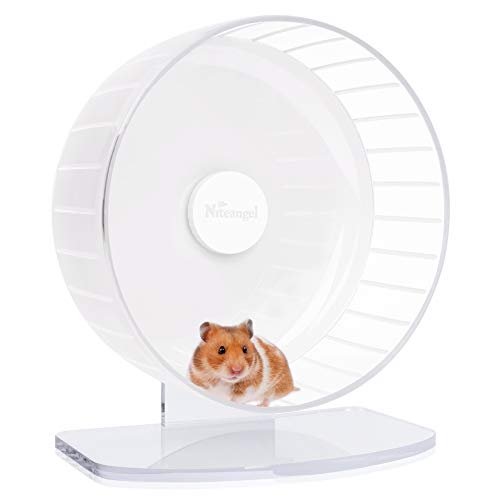Super Silent Hamster Exercise Wheels (Large / White)