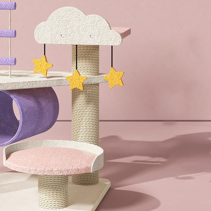 69.3" Cat Tree Helicopter Design Extra Large Cat Tower Tall Multi