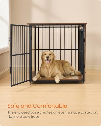 48" Dog Crate Furniture (Rustic Brown / 48.0"L x 29.0"W x 29.0"H)
