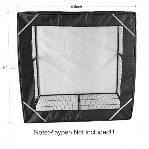 Square Top Cover for 32'' Width 8 Panel Pen (8-Panels 31.3"W)