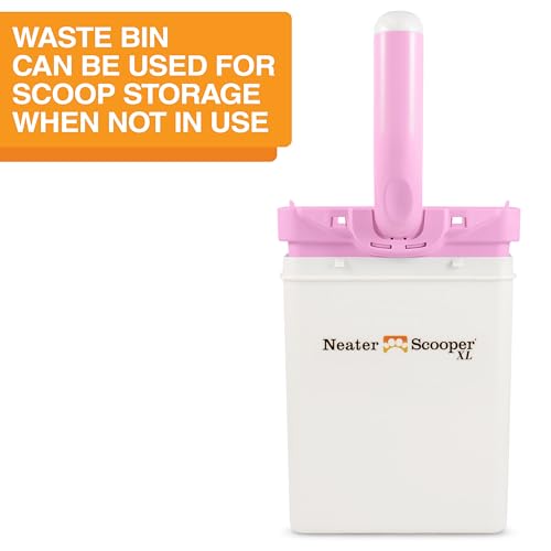 Neater Scooper XL Cat Litter Scoop (Pink / XL - 60 Bags)
