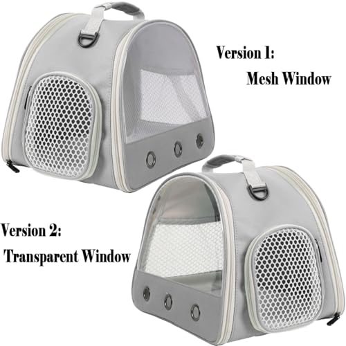 Ventilation Lizard Carrier for Bearded Dragon (Grey)