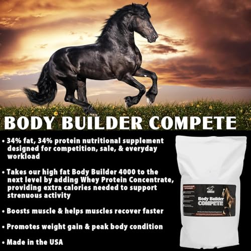 Body Builder Compete Horse Weight Gain Supplement 22 lb Bag (22lb)