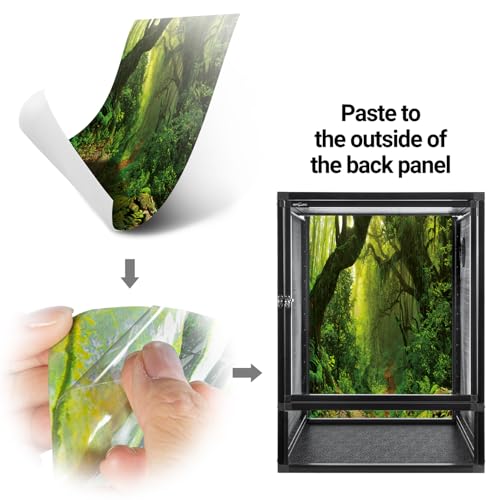 18" x 18" x 24" Front Opening Chameleon Cage with 3 (18" x 18" x 24")