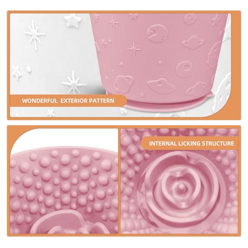 Dog Lick Bowl (M-L / Pink)