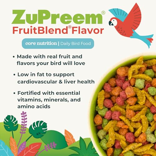 FruitBlend Cockatiel & Conure Food (2 Pound (Pack of 1))
