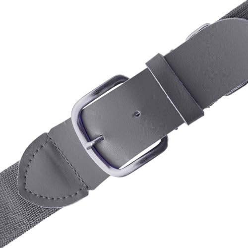 Baseball Softball Uniform Belt (Youth (18-32 Inches) / Gray)