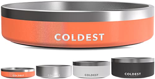 Coldest Dog Bowl (21 oz / Candy Red Glitter)