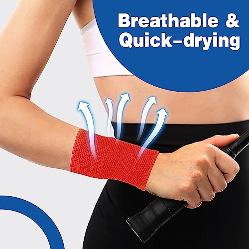 40 Pack Self Adhesive Bandage Wrap (Multi-colored / 2IN - 40Pack)