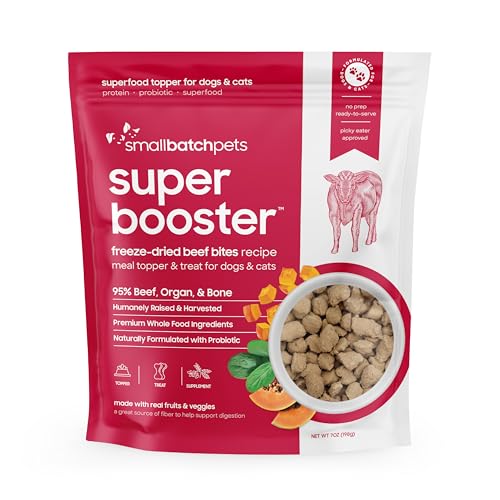 Freeze Dried Dog Treat or Topper with Probiotics (7 Ounce (Pack of 1))