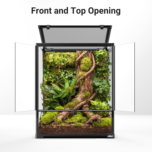 18" x 18" x 24" Glass Reptile Terrarium