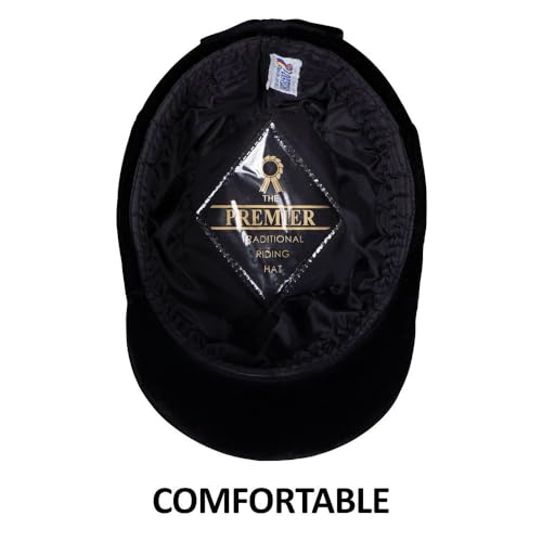 Velvet Horse Riding Hunt Cap (6 5/8)