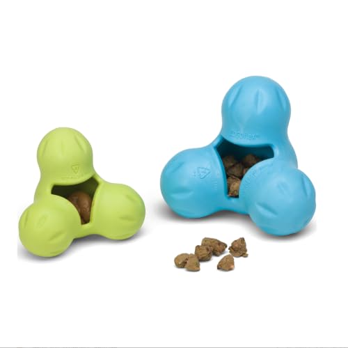 Zogoflex Tux Treat Dispensing Dog Chew Toy (Aqua Blue / Small)