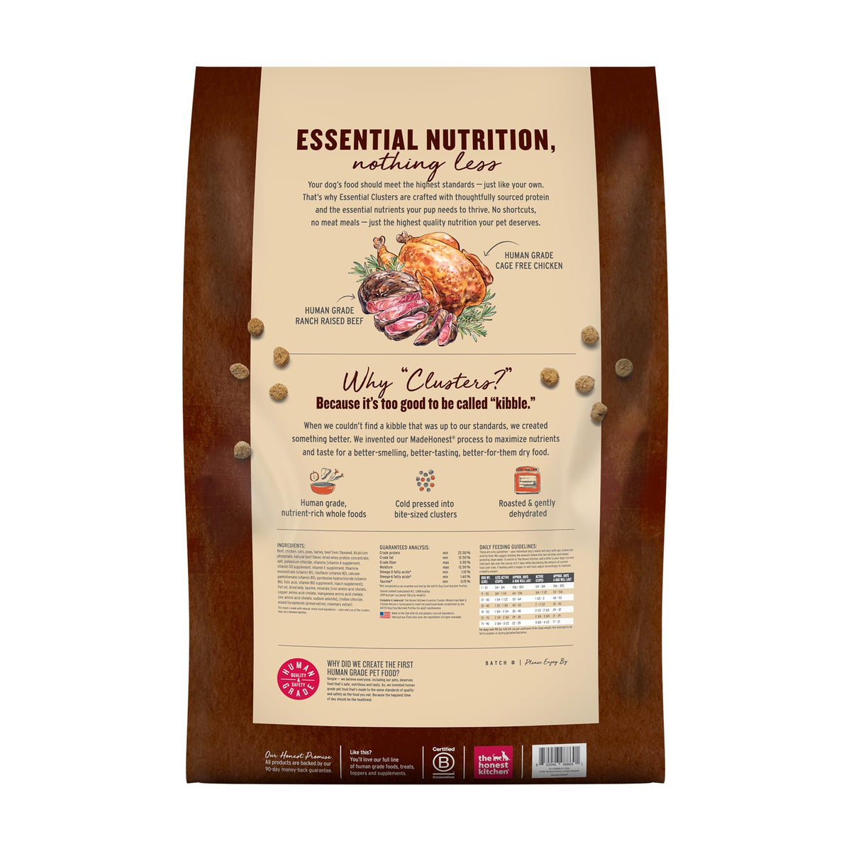 Essential Clusters Whole Grain Beef & Chicken Recipe (20 Pound (Pack of 1))