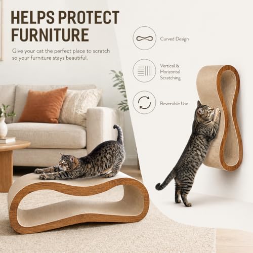 2 in 1 Cat Scratch Pads (2 IN 1 L-Wood)