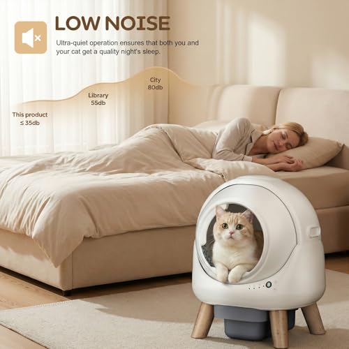 Self Cleaning Litter Box for Multiple Cats