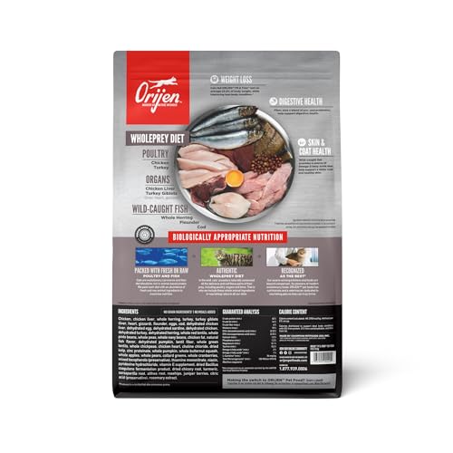 Fit & Trim Grain Free WHOLEPREY Dry Cat Food 4lb Bag (4 Pound (Pack of 1))