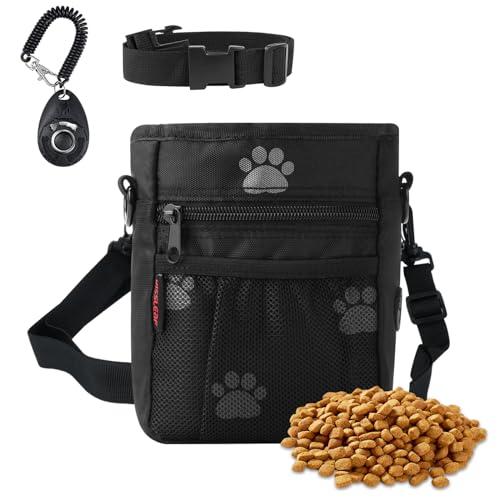 Dog Treat Pouch (Black Pattern)