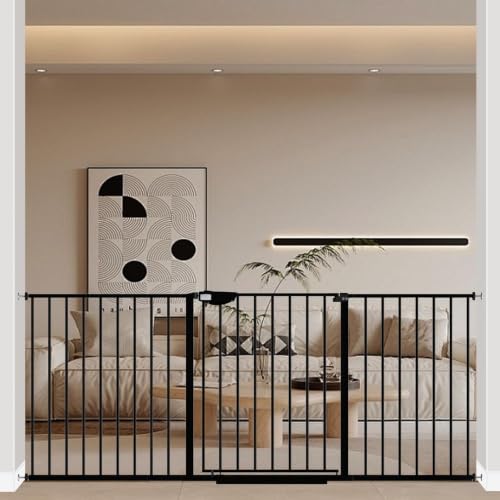 Triple Lock Baby Gate 68.11 (Black / 68.11-75.98"/173-193cm)