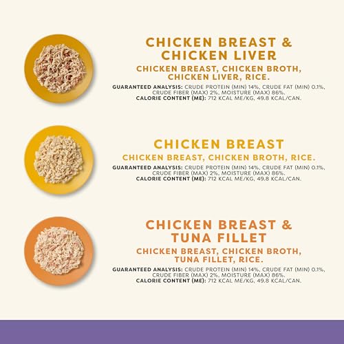 6 Flavor Variety in Broth Wet Cat Food 36 (2.47 Ounce (Pack of 36))