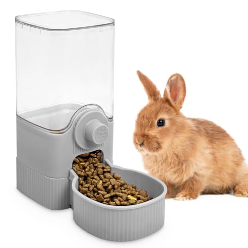 Rabbit Food Dispenser (Grey)